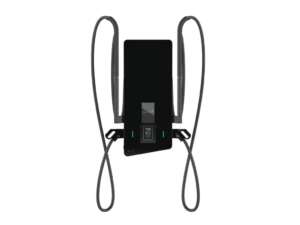 Image of the compact and efficient HYC50 electric vehicle charger front